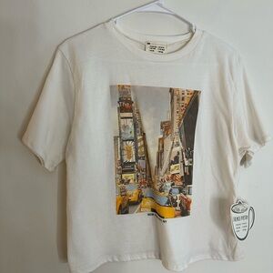 French Pastry White New York Graphic Tee